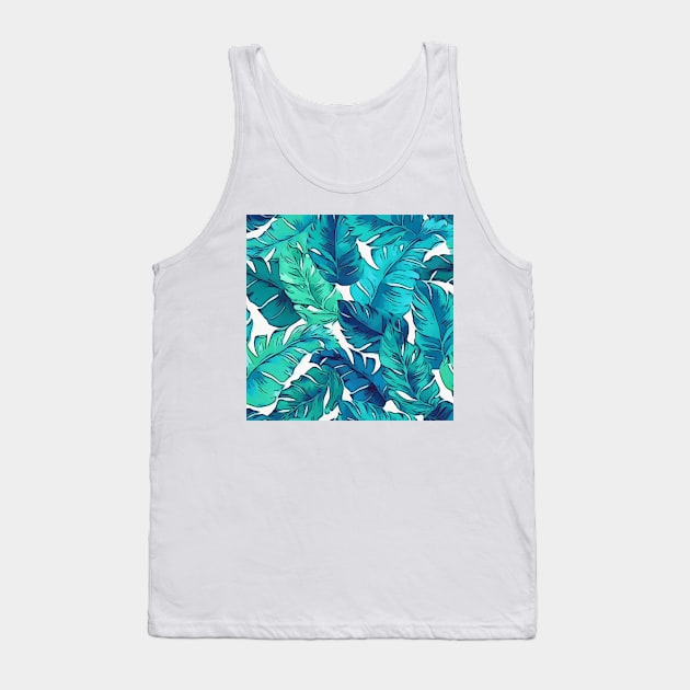 Monstera Leaves Tank Top by Birdbox